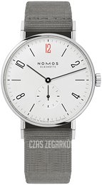 Nomos Glashütte Tangente Srebrny/Tkanina Ø37.5 mm N-165.S50