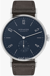 Nomos Glashütte Tangente Niebieski/Skóra Ø37.5 mm N-166