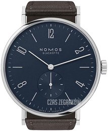 Nomos Glashütte Tangente Niebieski/Skóra Ø37.5 mm N-167