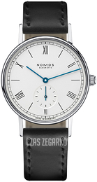 Nomos Glashütte Ludwig Biały/Skóra Ø35 mm N-201