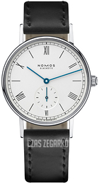 Nomos Glashütte Ludwig Biały/Skóra Ø35 mm N-205