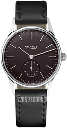Nomos Glashütte Orion Czarny/Skóra Ø35 mm N-307