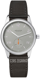 Nomos Glashütte Club Szary/Skóra Ø36 mm N-727