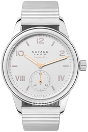 Nomos Glashütte Club Srebrny/Stal Ø37 mm N-748