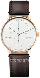 Nomos Glashütte Lambda Biały/Skóra Ø42 mm N-932