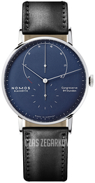 Nomos Glashütte Lambda Niebieski/Skóra Ø42 mm N-935