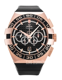 Omega Constellation Double Eagle Chrono Czarny/Guma Ø44 mm 121.62.44.52.01.001