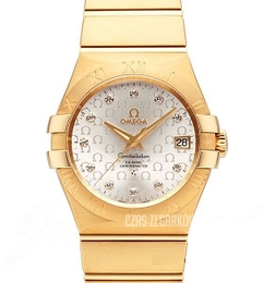 Omega Constellation Chronometer 35 mm Srebrny/18 karatowe żółte złoto Ø35 mm 123.50.35.20.52.004