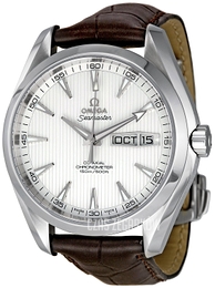 Omega Seamaster Aqua Terra Annual Calender Srebrny/Skóra Ø43 mm 231.13.43.22.02.001