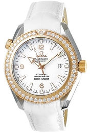 Omega Seamaster Planet Ocean 600m Co-Axial 37.5mm Biały/Skóra Ø37.5 mm 232.58.38.20.04.001