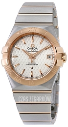 Omega Constellation Co-Axial 35mm Biały/18 karatowe różowe złoto Ø35 mm 123.20.35.20.02.005