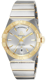 Omega Constellation Co-Axial Day-Date 38mm Srebrny/Stal Ø38 mm 123.25.38.22.02.002