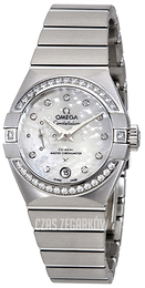 Omega Constellation Co-Axial 27Mm Biały/Stal Ø27 mm 127.15.27.20.55.001