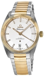 Omega Constellation Globemaster Co-Axial Chronometer 39mm Srebrny/18 karatowe żółte złoto Ø39 mm 130.20.39.21.02.001