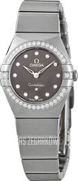 Omega Constellation Quartz 25Mm Szary/Stal Ø25 mm 131.15.25.60.56.001