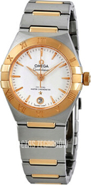 Omega Constellation Co-Axial 29Mm Srebrny/18 karatowe żółte złoto Ø29 mm 131.20.29.20.02.002