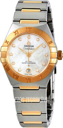 Omega Constellation Co-Axial 29Mm Srebrny/18 karatowe żółte złoto Ø29 mm 131.20.29.20.52.002
