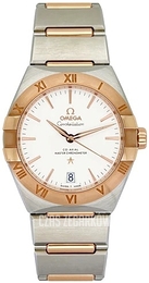 Omega Constellation Co-Axial 36Mm Srebrny/18 karatowe różowe złoto Ø36 mm 131.20.36.20.02.001
