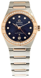 Omega Constellation Co-Axial 29Mm Niebieski/18 karatowe różowe złoto Ø29 mm 131.25.29.20.53.002