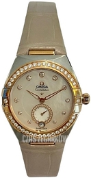 Omega Constellation Co-Axial 34Mm Biały/Skóra Ø34 mm 131.28.34.20.55.001