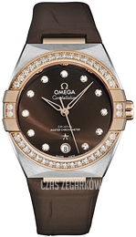 Omega Constellation Chronometer Brązowy/Skóra Ø36 mm 131.28.36.20.63.001