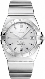 Omega Const. Double Eagle Srebrny/Stal Ø35 mm 1501.30.00