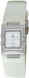 Omega Constellation Quad. Srebrny/Skóra Ø24 mm 1835.76.56