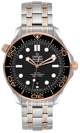 Omega Seamaster Diver 300M Czarny/18 karatowe różowe złoto Ø42 mm 210.20.42.20.01.001