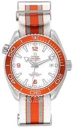 Omega Seamaster Planet Ocean 600M Biały/Tkanina Ø43.5 mm 215.32.44.21.04.001