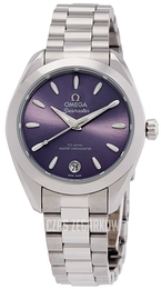 Omega Seamaster Aqua Terra 150m Purpurowy/Stal Ø30 mm 220.10.30.20.10.002
