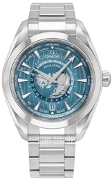 Omega Seamaster Aqua Terra 150m Niebieski/Stal Ø43 mm 220.10.43.22.03.002