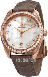 Omega Seamaster Aqua Terra 150M Biały/Skóra Ø38 mm 220.58.38.20.55.001