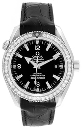 Omega Seamaster Planet Ocean Czarny/Skóra Ø42 mm 222.18.42.20.01.001