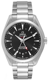 Omega Seamaster Aqua Terra 150m Co-Axial GMT 43mm Czarny/Stal Ø43 mm 231.10.43.22.01.001