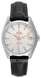 Omega Seamaster Aqua Terra 150m Co-Axial 38.5mm Srebrny/Skóra Ø38.5 mm 231.13.39.21.02.002