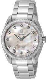 Omega Seamaster Aqua Terra 150m Master Co-Axial Ladies 38.5mm Biały/Stal Ø38.5 mm 231.15.39.21.55.001
