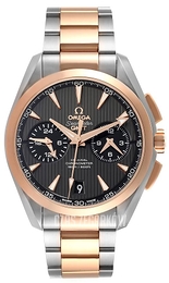 Omega Seamaster Aqua Terra 150m Co-Axial Chronograph GMT 43mm Szary/Stal Ø43 mm 231.20.43.52.06.001