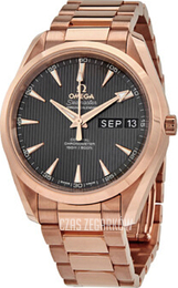 Omega Seamaster Aqua Terra 150m Co-Axial Annual Calendar 38.5mm Brązowy/Stal w kolorze różowego złota Ø38.5 mm 231.50.39.22.06.001