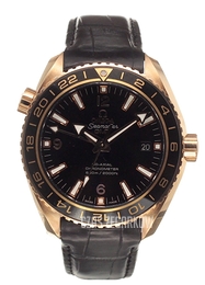 Omega Seamaster Planet Ocean 600m Co-Axial GMT 43.5mm Czarny/Skóra Ø43.5 mm 232.63.44.22.01.001
