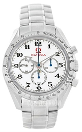 Omega Specialities Olympic Biały/Stal Ø42 mm 321.10.42.50.04.001