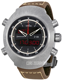 Omega Speedmaster Spacemaster Z 33 Chronograph 43x53mm Czarny/Skóra 325.92.43.79.01.002