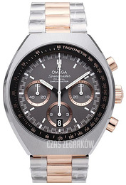 Omega Speedmaster Mark II Co-Axial Chronograph 42.4x46.2mm Szary/18 karatowe różowe złoto Ø42.4 mm 327.20.43.50.01.001