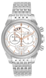 Omega De Ville Co-Axial Chronoscope Biały/Stal Ø41 mm 422.10.41.50.04.001
