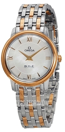 Omega De Ville Prestige Quartz 27.4mm Biały/Stal Ø27.4 mm 424.20.27.60.05.002