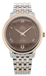 Omega De Ville Prestige Co-Axial 32.7mm Brązowy/18 karatowe różowe złoto Ø32.7 mm 424.20.33.20.13.001