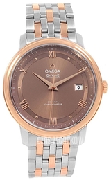 Omega De Ville Prestige Brązowy/18 karatowe różowe złoto Ø39.5 mm 424.20.40.20.13.001