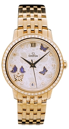 Omega De Ville Prestige Co-Axial 32.7mm Biały/18 karatowe żółte złoto Ø32.7 mm 424.55.33.20.55.005