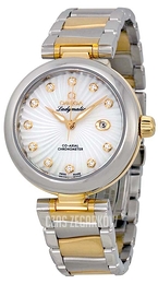 Omega De Ville Ladymatic Co-Axial 34mm Biały/Stal w odcieniu złota Ø34 mm 425.20.34.20.55.002