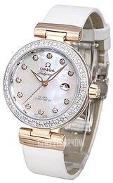 Omega De Ville Ladymatic Co-Axial 34mm Biały/Satyna Ø34 mm 425.27.34.20.55.004