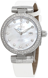 Omega De Ville Ladymatic Co-Axial 34mm Biały/Satyna Ø34 mm 425.37.34.20.55.002